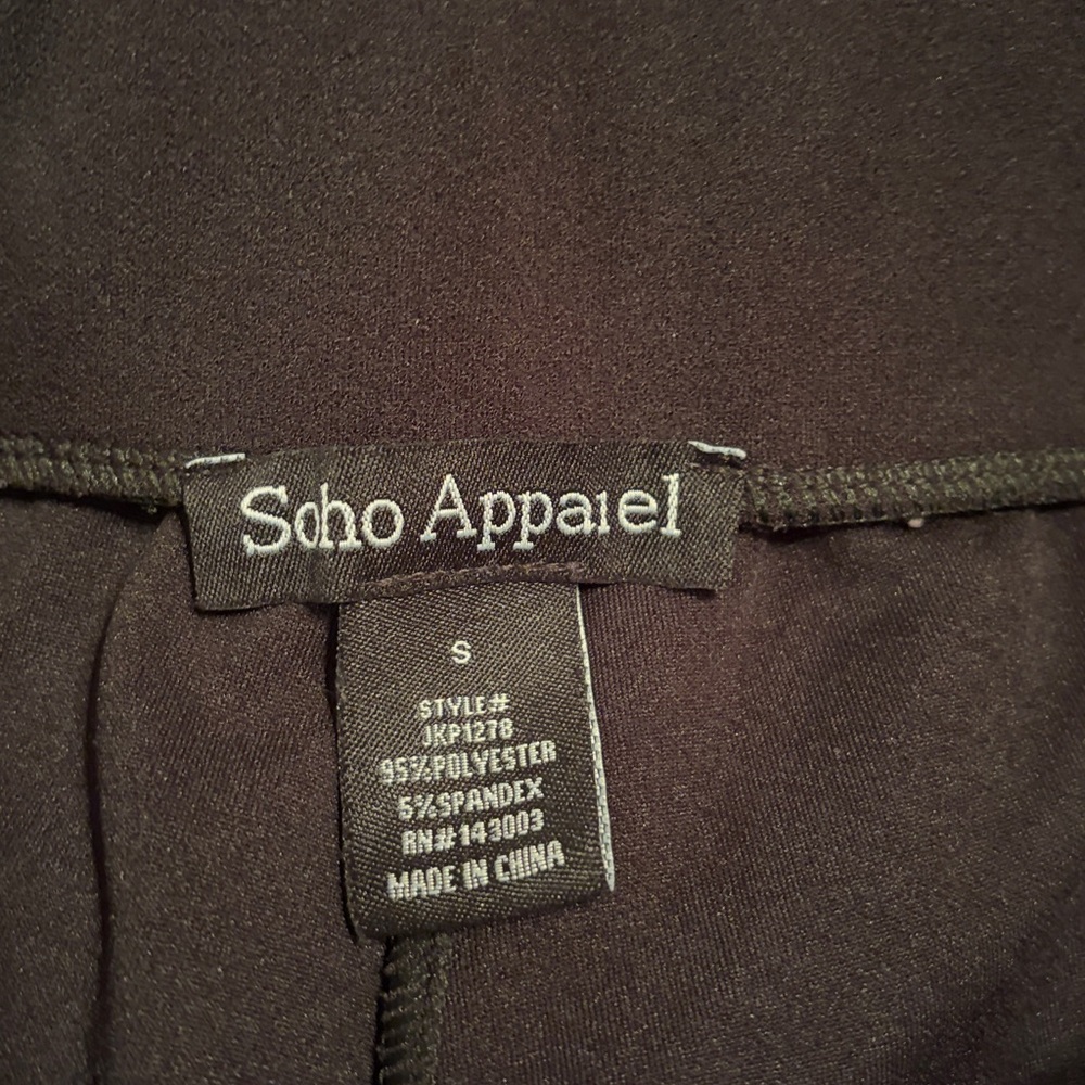 Soho Apparel Elegant Black Wide-Leg Pants - Picture 4 of 5